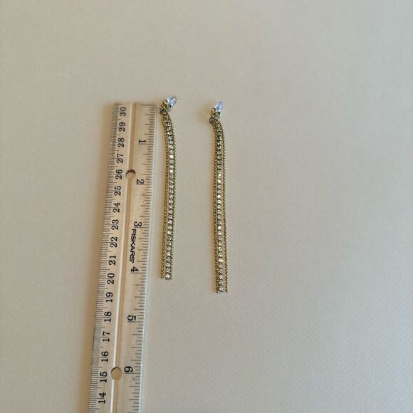 Tassel drop earrings M719 - Picture 4 of 4